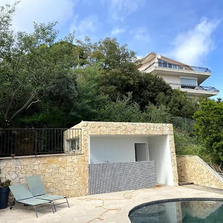 Luxury Modern Provencal Infinity Pool Epic Seaview Near Cannes Festival-ready 빌라 망들리유 라 나플